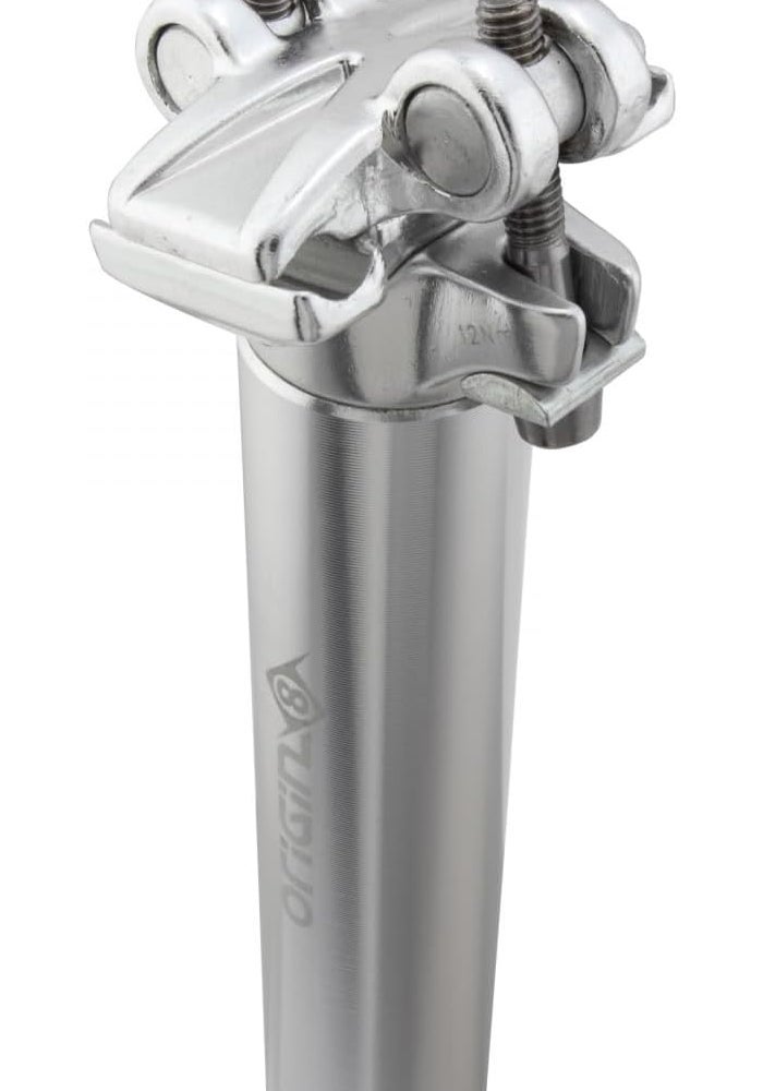Origin8 Pro-Fit Alloy Seat Post - 400mm Length, Forged Aluminum, Silver - Image 3
